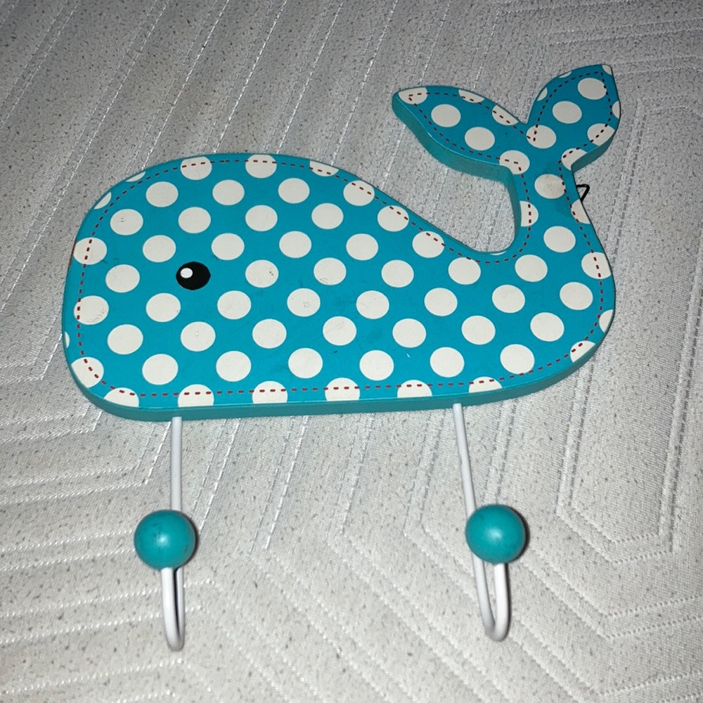 Whale wall hook